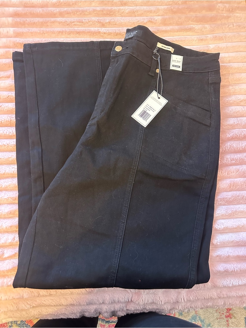 Judy Blue Black Wide Leg Jeans